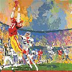 Leroy Neiman The Catch painting